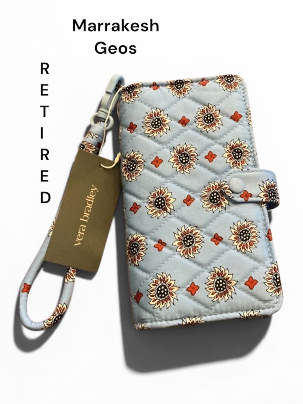 VERA BRADLEY PHONE WRISTLET MARRAKESH GEOS